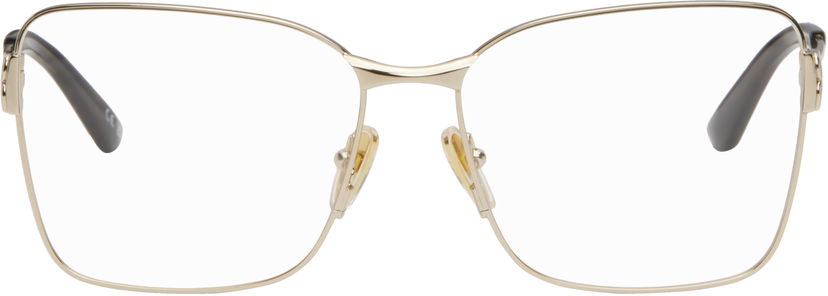 Solbriller Balenciaga Balenciaga Mercury Squared Metal Glasses Metalisk | BB0339O-003