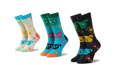 Sokker Happy Socks 3-Pack Mixed Dog Socks Gift Set Flerfarvet | XDOG08-0100, 2