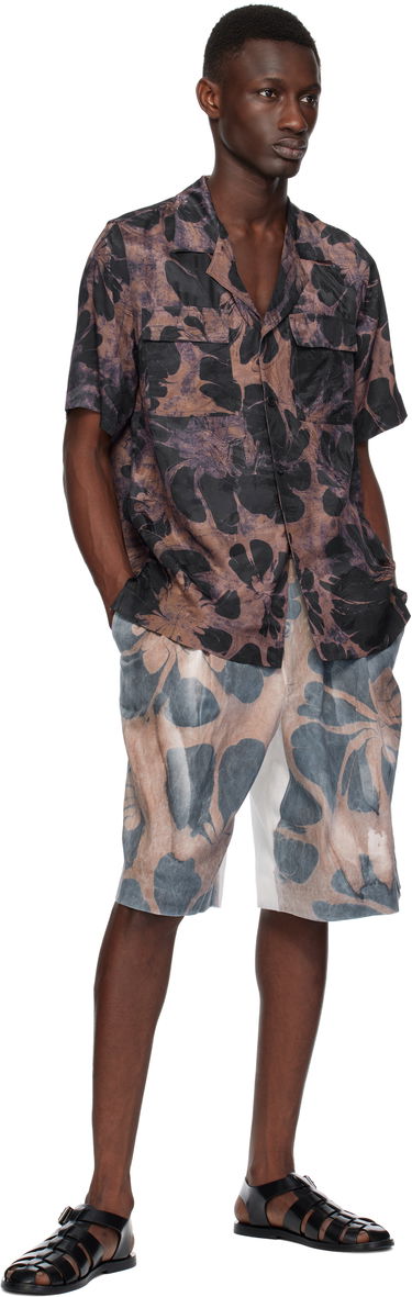 Shorts Dries Van Noten Dries Van Noten Printed Shorts Flerfarvet | 251-020966-1522, 3