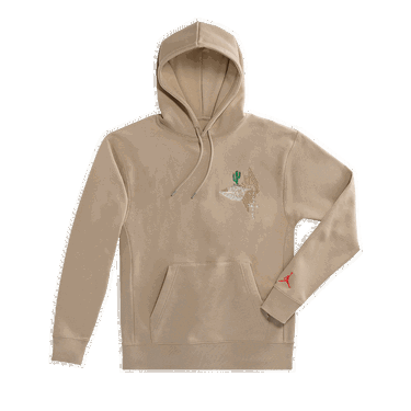 Sweatshirt Cactus Jack by Travis Scott Jordan x Pullover Hoodie Beige | CZ0162 247, 0