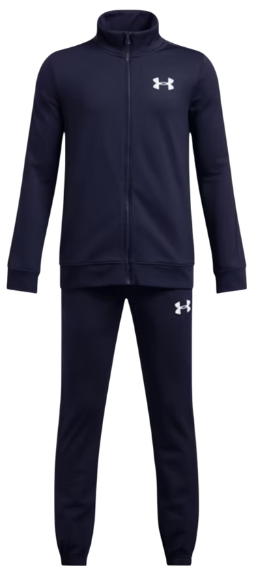 Træningsdragt Under Armour Rival Knit Track Suit Mørkeblå | 1363290-410, 0