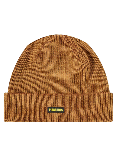 Beanie Pleasures Impact Logo Beanie Brun | P22F063-TAN
