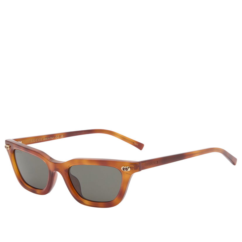 Solbriller Gucci Angular Cat-Eye Sunglasses Brun | GG1944S-002
