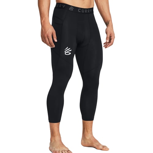 Leggings Under Armour UA Curry 3/4 Tights Sort | 1379828-003, 0