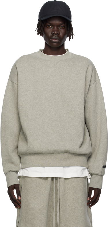 Sweatshirt Fear of God Fear of God ESSENTIALS Classic Fit Fleece Crewneck Sweatshirt Grå | 192SP252045F, 0