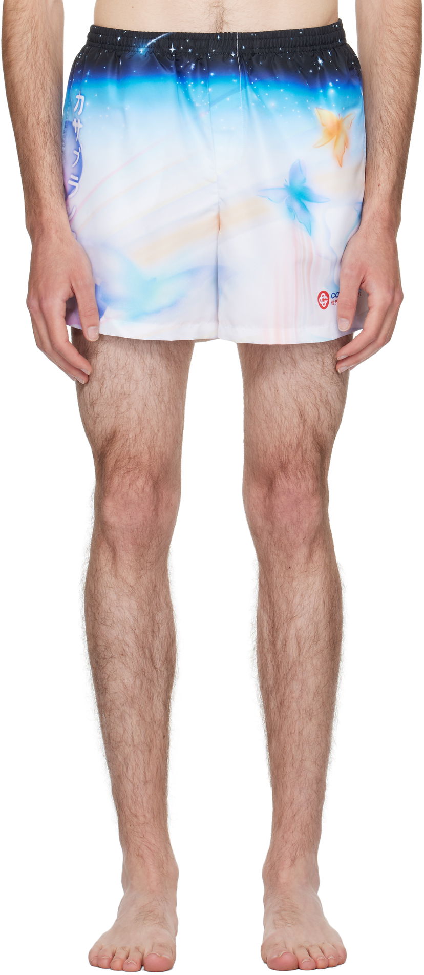 Badetøj Casablanca Casablanca Printed Swim Shorts Flerfarvet | MPF25-TR-032-01