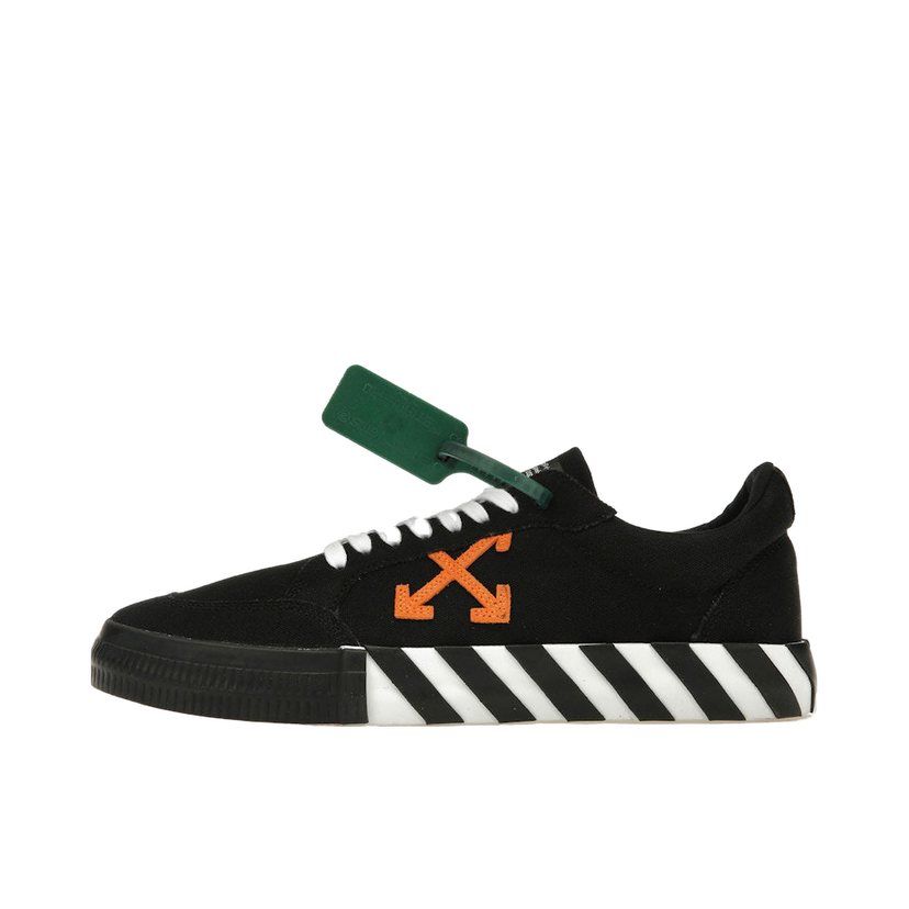 Sneakers og sko Off-White Vulc Low Top Black Orange Sort | omia085s22fab0011020