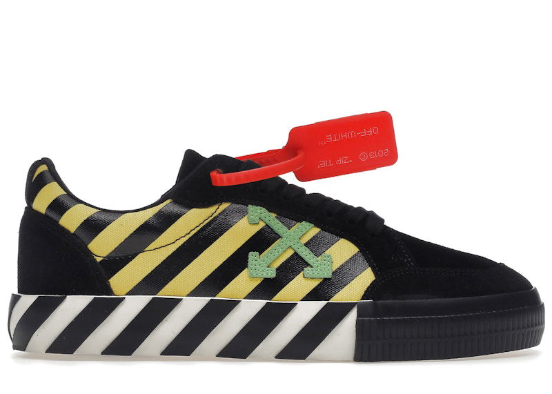 Sneakers og sko Off-White Vulc Low Black Yellow Green Sort | OMIA085E19C210476040, 0