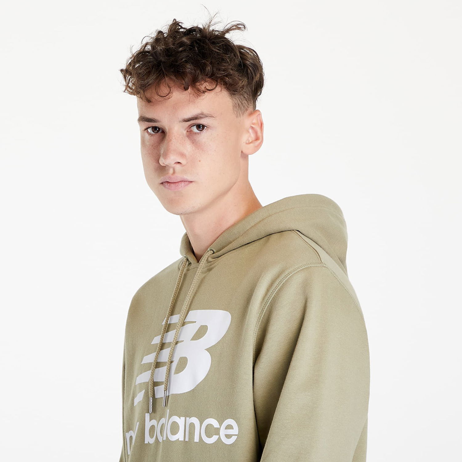 Sweatshirt New Balance Essentials Grøn | mt03558-tco, 0