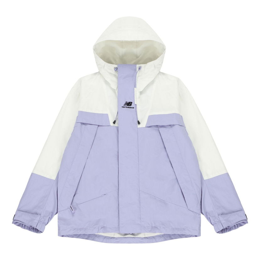 Vindjakke New Balance Colorblock Hooded Jacket Lilla | 5AC14103-DV