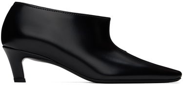 Sneakers og sko TOTEME 'The Wide Shaft' Ankle Boots Sort | 243-WAS0152-LE0068, 0
