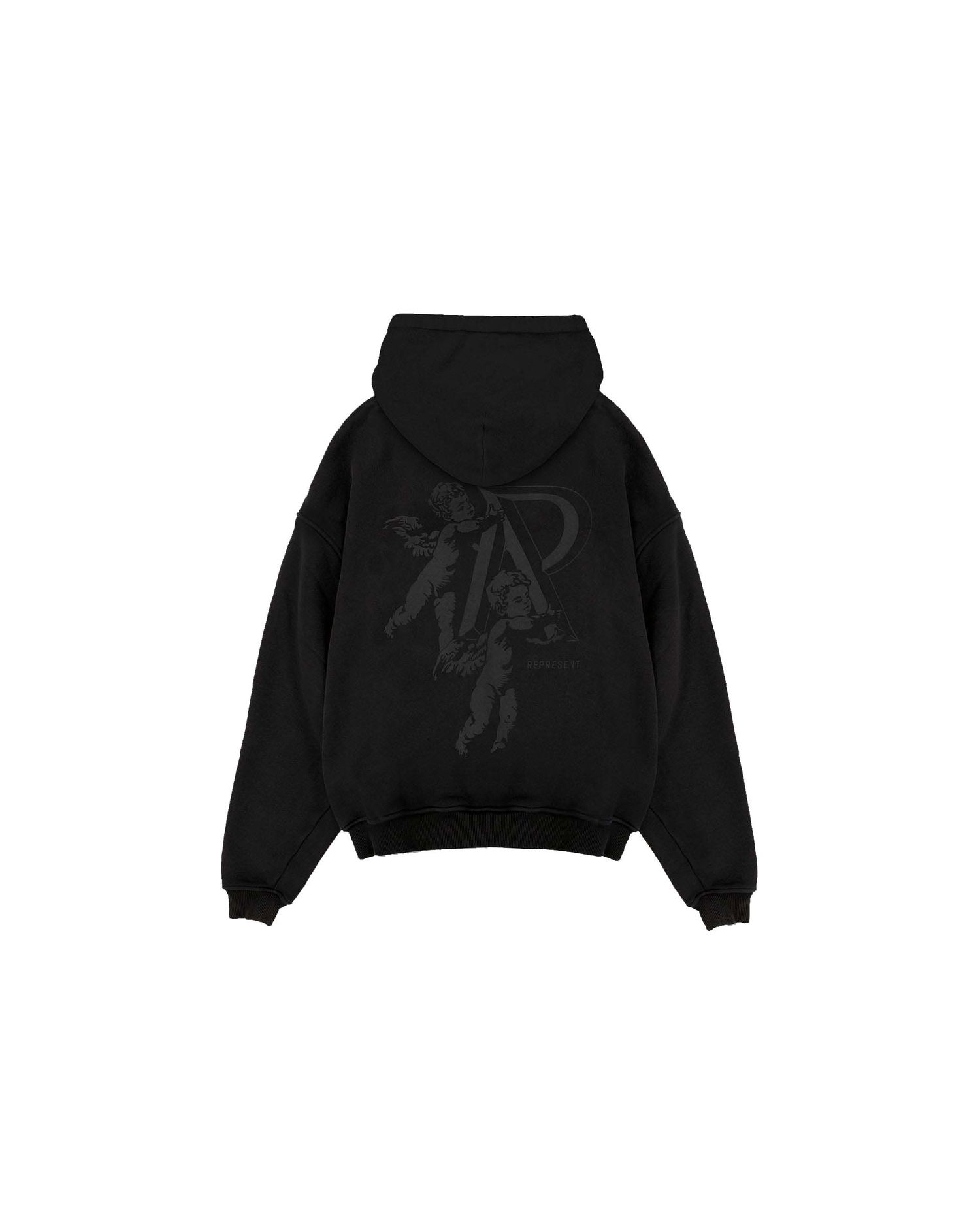 Sweatshirt Represent Clo Represent Cherub Initial Hoodie Black Sort | MH4022-01, 0