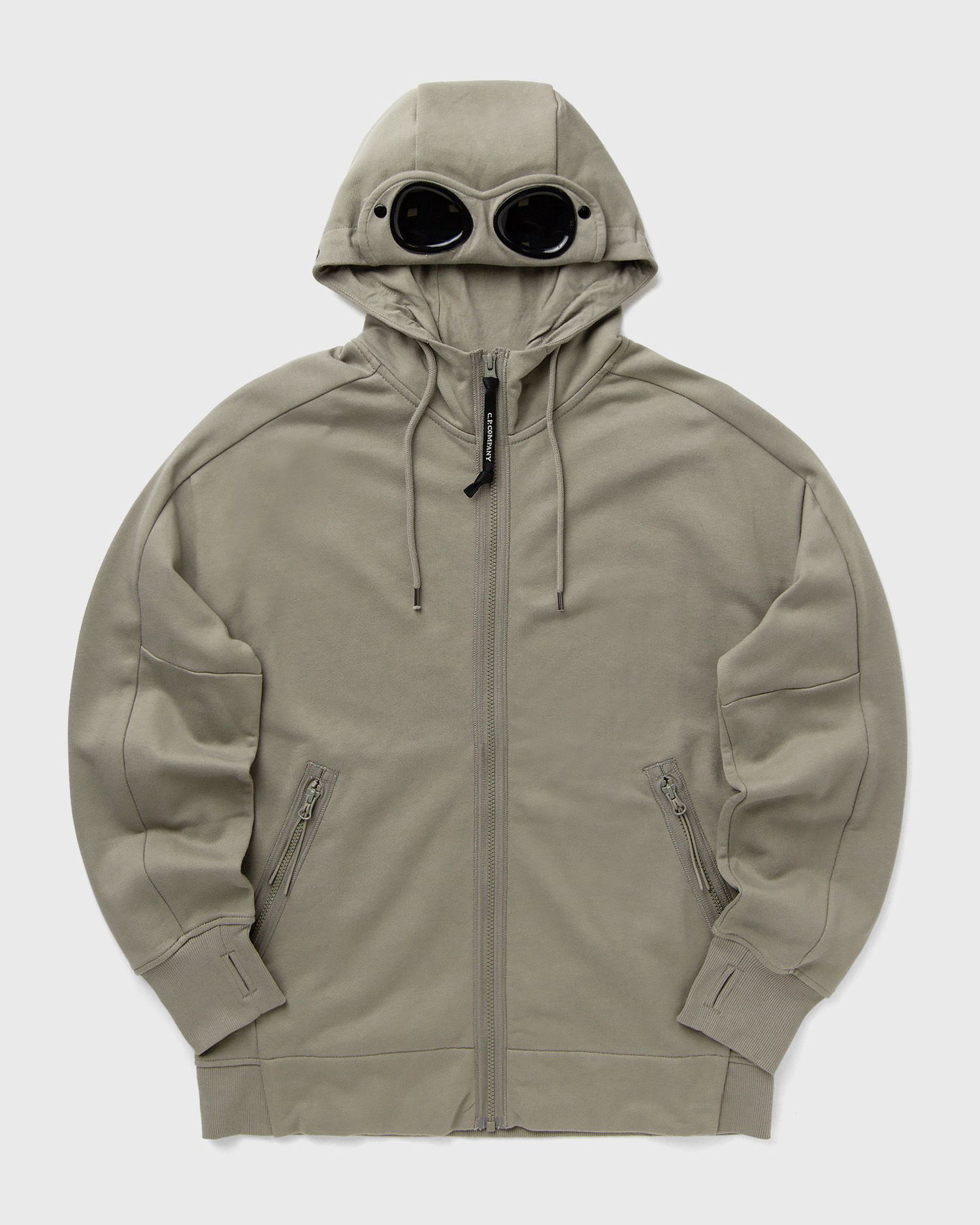 Sweatshirt C.P. Company Hooded Zip-Up Sweatshirt Grå | 19CMSS715A005086W-356, 0