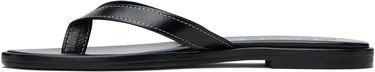 Tøj Aeyde Aeyde Melody Leather Toe-Post Flip-Flops Sort | A11-FS-FDMR08FL191-SS25-800-007, 2