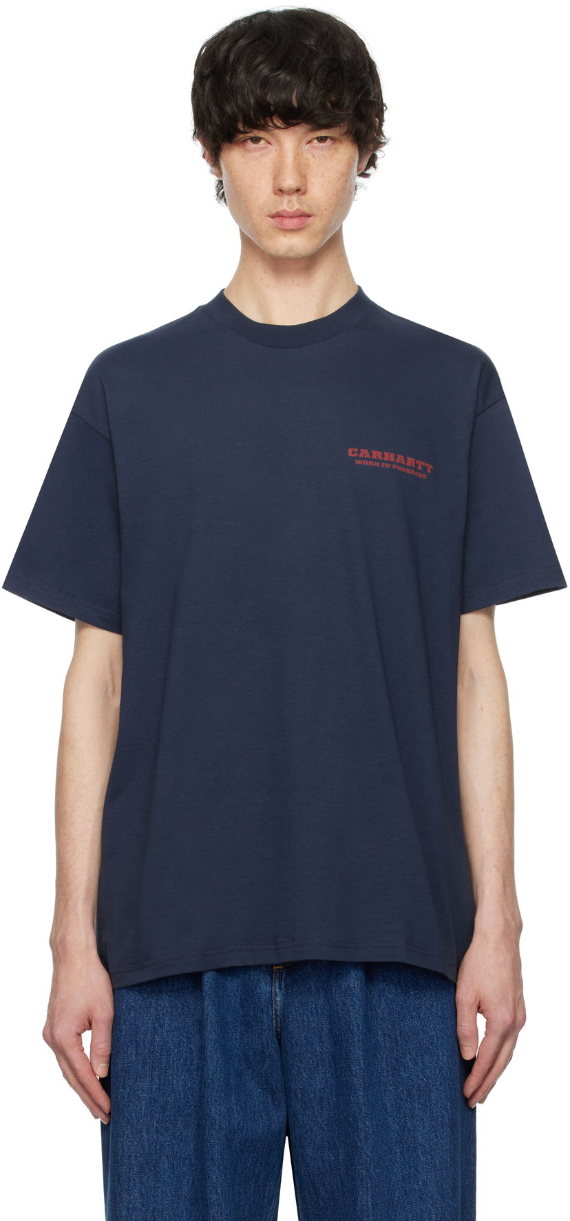 T-shirt Carhartt WIP Carhartt WIP Runaway T-Shirt Mørkeblå | I034409