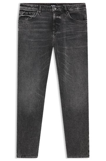 Jeans BOSS Maine Regular-Fit Comfort-Stretch Denim Jeans Sort | 50549809, 0