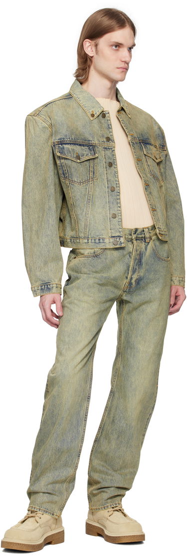 Jakke Entire Studios Entire Studios Shrunken Denim Jacket Gul | ESU-S25-11002-SW, 3