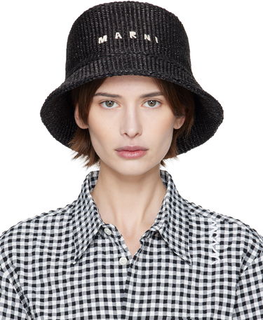 Hat Marni Embroidered Bucket Hat Lyserød | CLMC0067S1 UAC004, 3