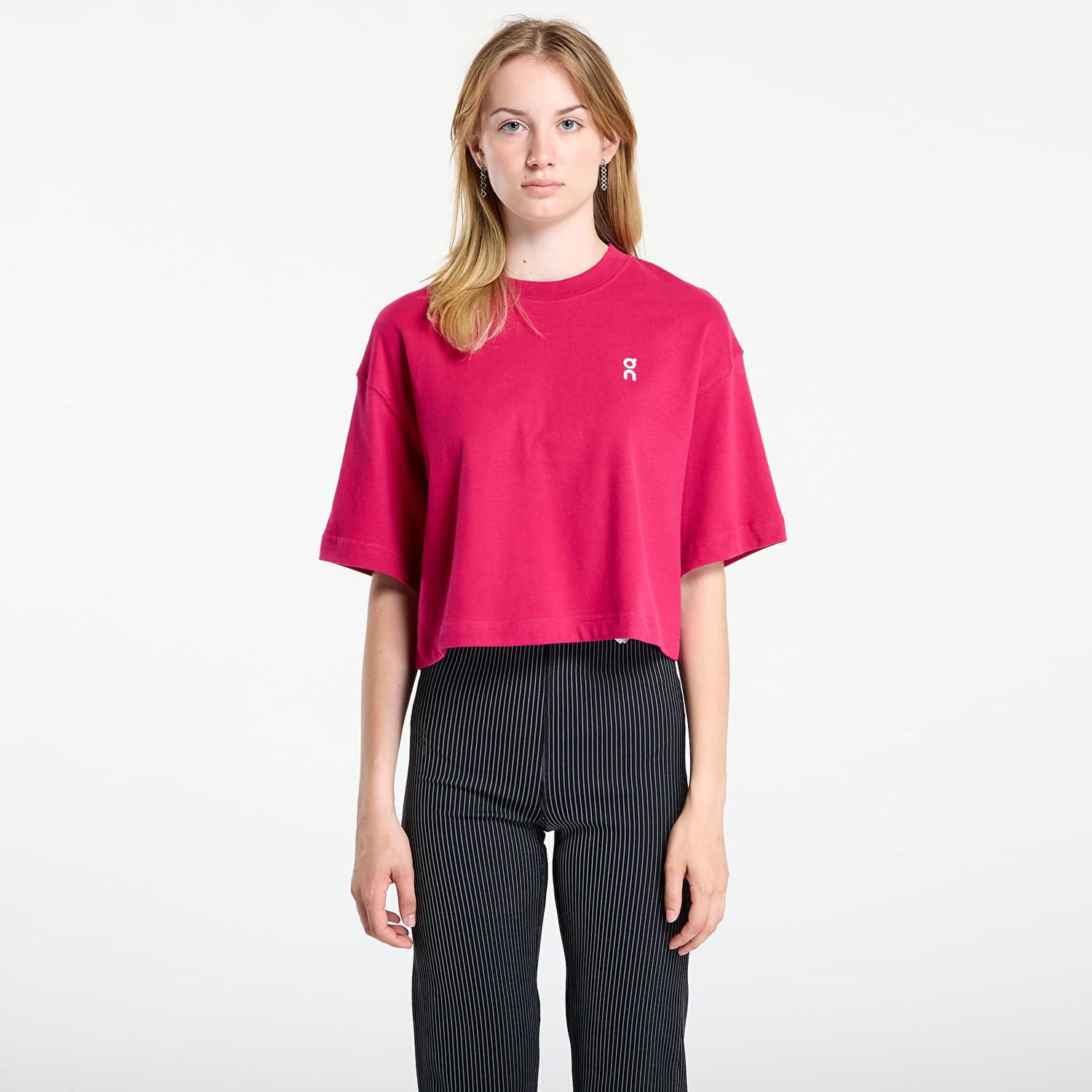 Crop top On Running On Club Boxy T-Shirt Lyserød | 1WF11123538 W, 0