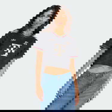 Jersey adidas Performance FC Bayern Munich 25/26 Women's Cropped Third Jersey Sort | KE6800, 0