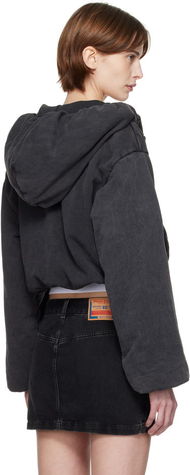 Sweatshirt Diesel Diesel F-Enerd Cropped Hoodie Sort | A16615 0BNEG, 2