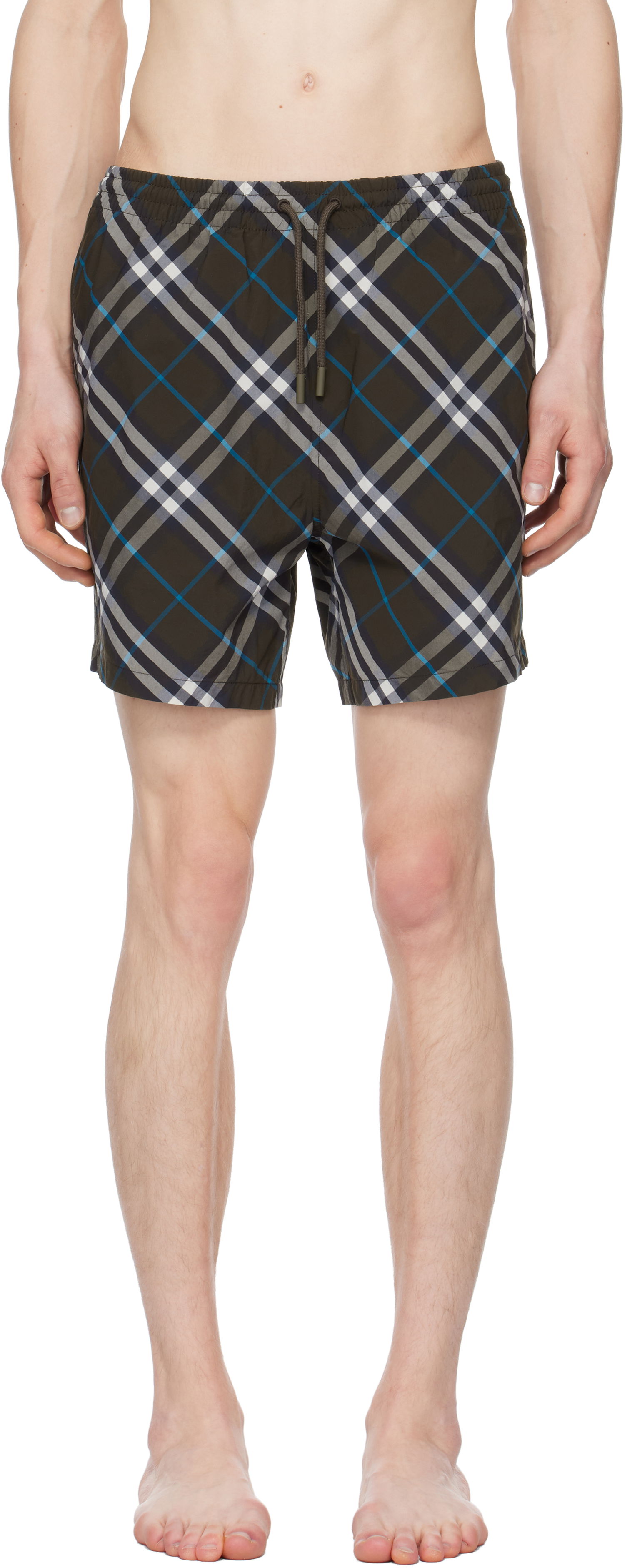 Badetøj Burberry Burberry Check Swim Shorts Brun | 8108204, 0