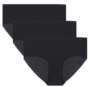 Trusser Under Armour Under Armour Solid 3-Pack Hipster Panties Sort | 1390413-001, 0