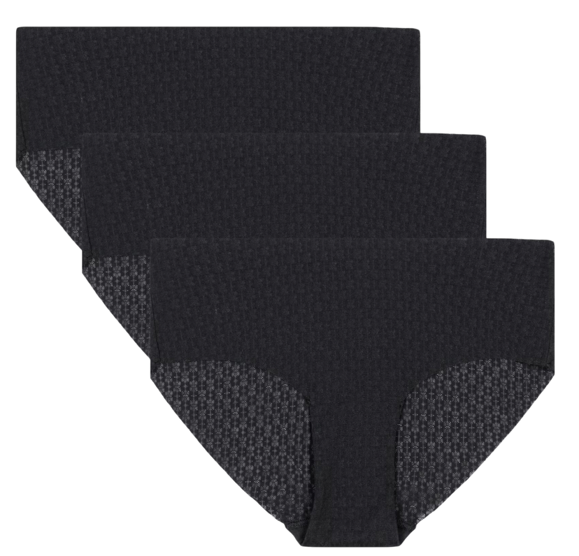 Trusser Under Armour Under Armour Solid 3-Pack Hipster Panties Sort | 1390413-001