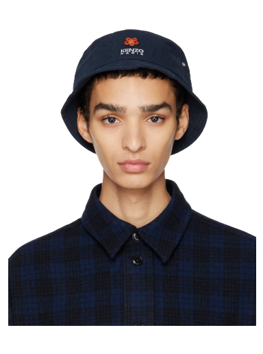 Hat KENZO Paris Boke Flower Bucket Mørkeblå | FC65AC404F33