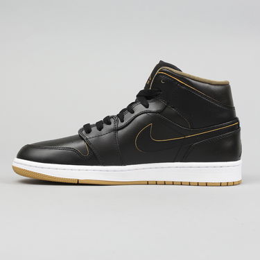 Sneakers og sko Jordan Air Jordan 1 Mid "Black Gold" Sort | 554724-042, 0