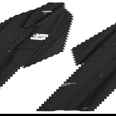 Skjorte Neighborhood Neighborhood Classic Short Sleeve Work Shirt, Size Large Sort | 251TSNH-SHM02-BLK, 1