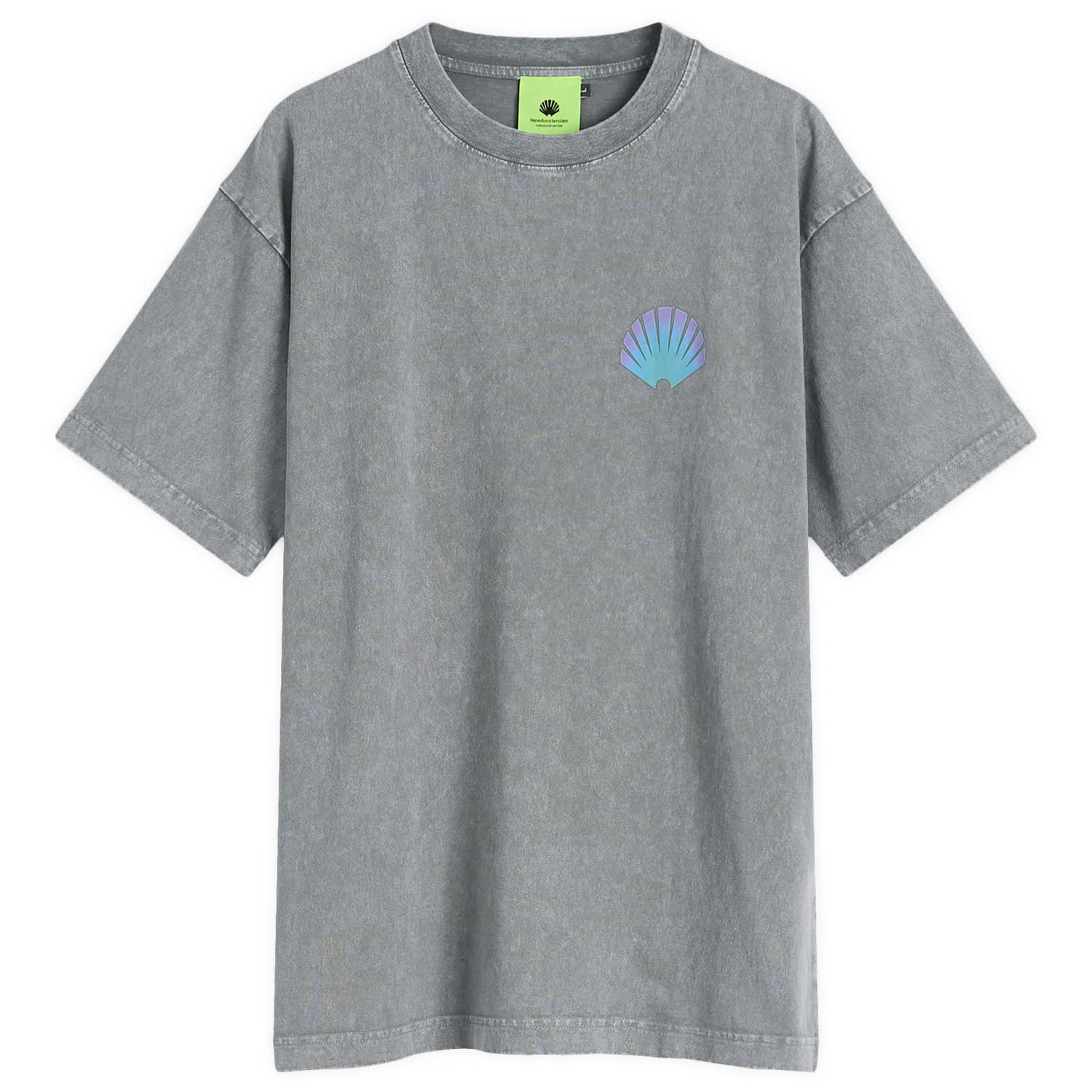 T-shirt New Amsterdam Surf Association New Amsterdam Surf Association Logo T-Shirt, Size Large Grå | 2501086004, 0