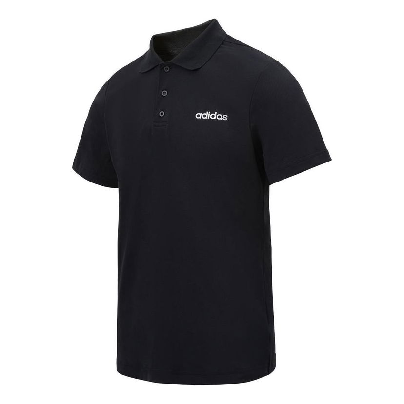 Polo skjorte adidas Originals Polo Shirt D2m Elv Sort | JE3560