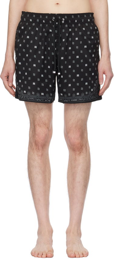 Badetøj AMIRI AMIRI MA Paisley Swim Shorts Sort | AMSWTK1035, 0