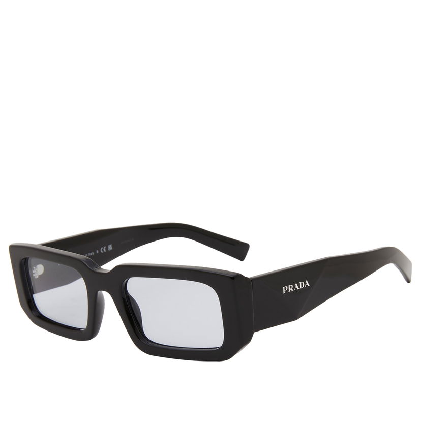 Solbriller Prada Rectangular Sunglasses in Black Sort | 0PR-06YS-16K10L53