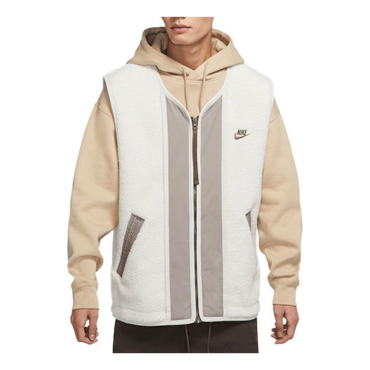 Vest Nike Sportswear Sport Essentials+ Embroidered Logo Fleece Vest Hvid | DD5026-072