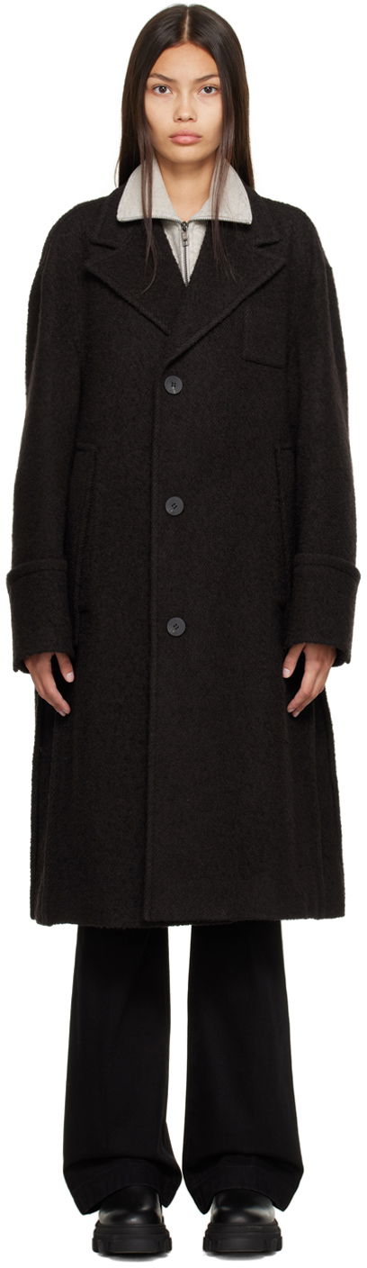 Frakker WOOYOUNGMI WOOYOUNGMI Single Breasted Coat Sort | W223HC06
