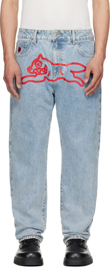 Jeans BBC IceCream ICECREAM Running Dog Denim Jeans Blå | ICD25102, 0