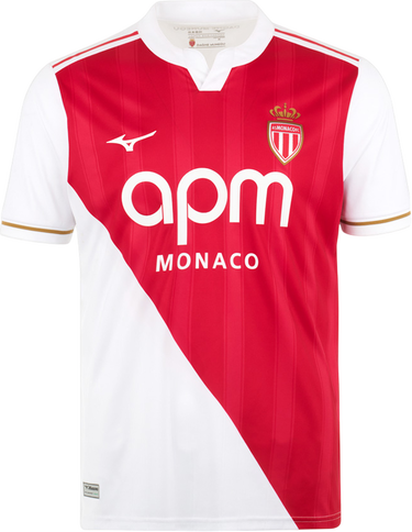 Jersey Mizuno AS Monaco Home Jersey 2025/26 Rød | p2gacx75-59, 0