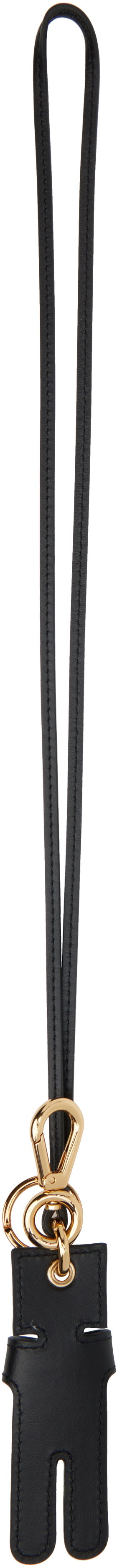 Nøgleringe Jacquemus Jacquemus La Croisière 'The Amico' Leather Keychain Sort | 25E255AC348-3000, 1