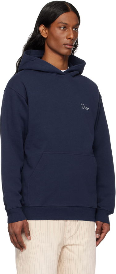 Sweatshirt Dime Classic Small Logo Hoodie Mørkeblå | DIME2SP2533NVY, 1