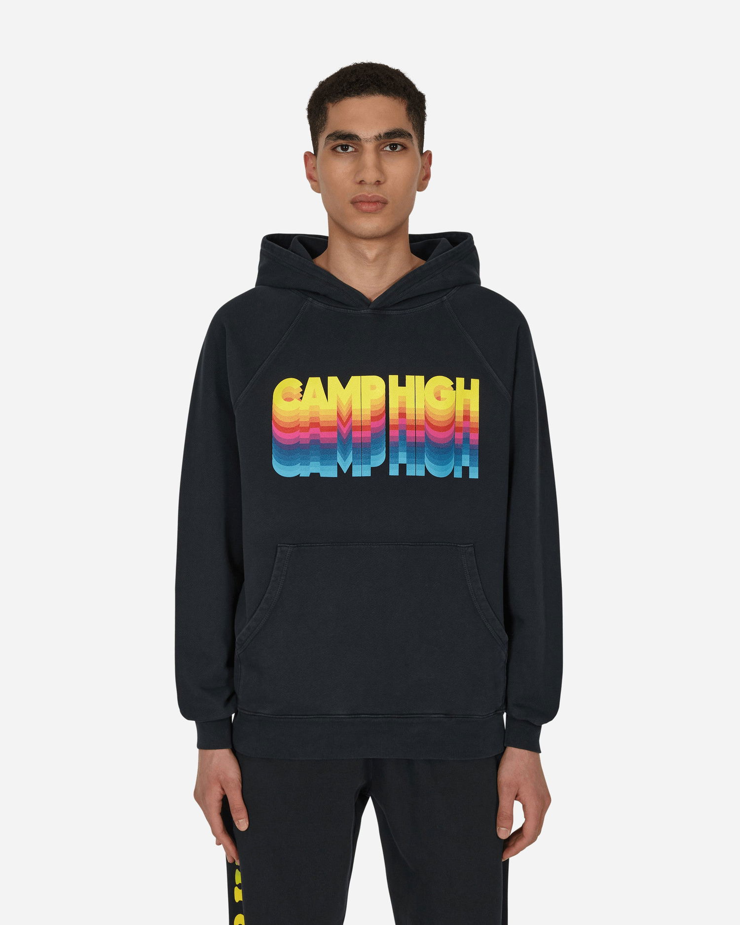 Sweatshirt Camp High High Vibrations Hoodie Sort | CHVIBHOOD VINTAGEBLACK, 0