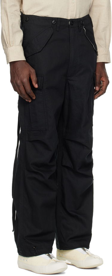 Cargo bukser Maharishi Maharishi Hemp M65 Cargo Pants Sort | 6120, 1