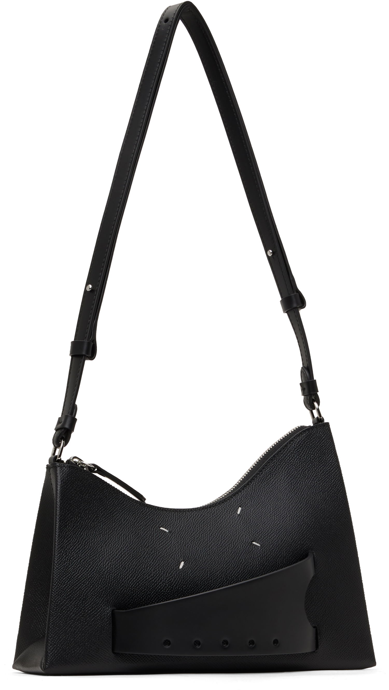 Skuldertaske Maison Margiela Small Snatched Bag Sort | SB1WG0054 P4745, 1