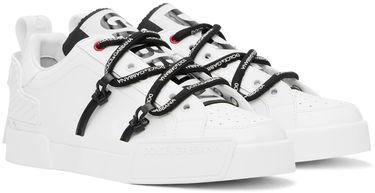 Sneakers og sko Dolce & Gabbana Black Portofino Sneakers Sort | CS1783AJ986, 3
