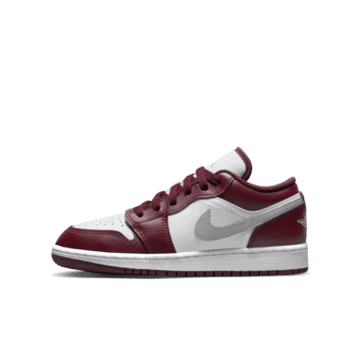 Sneakers og sko Jordan Air Jordan 1 Low "Bordeaux" GS Bourgogne | 553560-615, 0