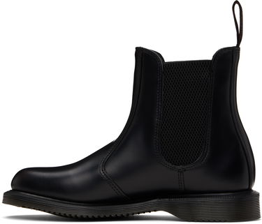 Skopleje Dr. Martens Flora Smooth Chelsea Boots Sort | 32217001, 2