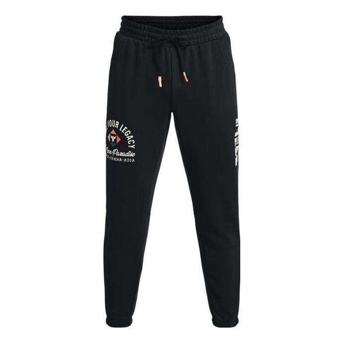 Joggingbukser Under Armour Project Rock Heavyweight Terry Pants Sort | 1377440-001