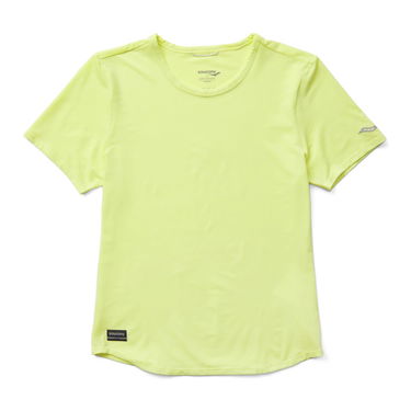 T-shirt Saucony Saucony Stopwatch Short Sleeve T-Shirt Gul | SAW800484-SLH, 1