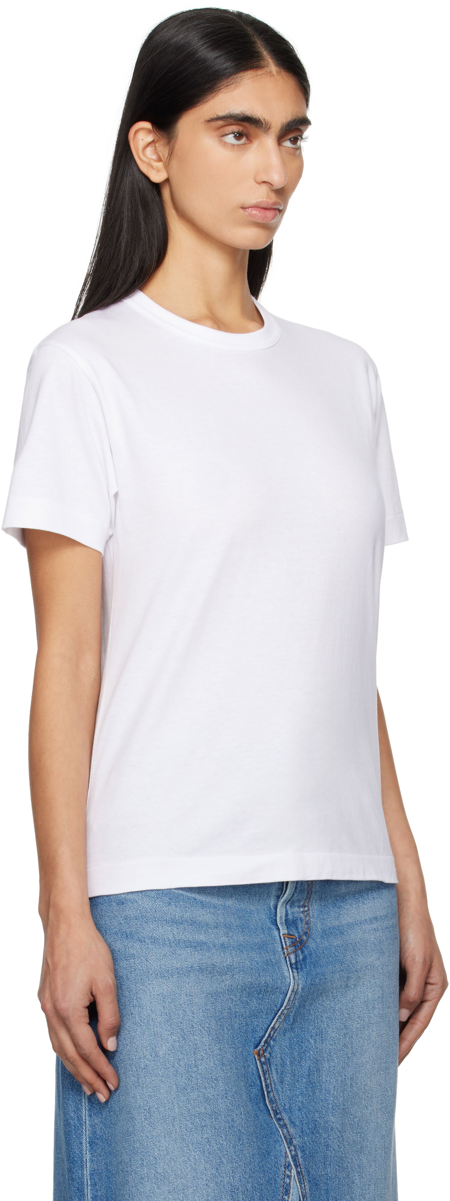 T-shirt Comme des Garçons COMME des GARÇONS PLAY Heart T-Shirt Hvid | T340, 1